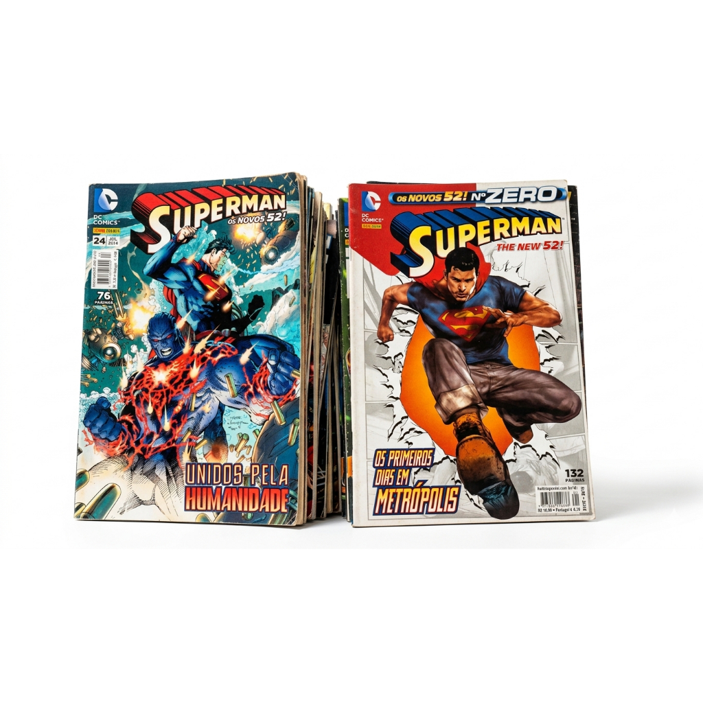 HQ Superman 2º Série - Os novos 52 ( 0 ao 52 )[Faltando a revista 23 e 26] - 51 volumes no total