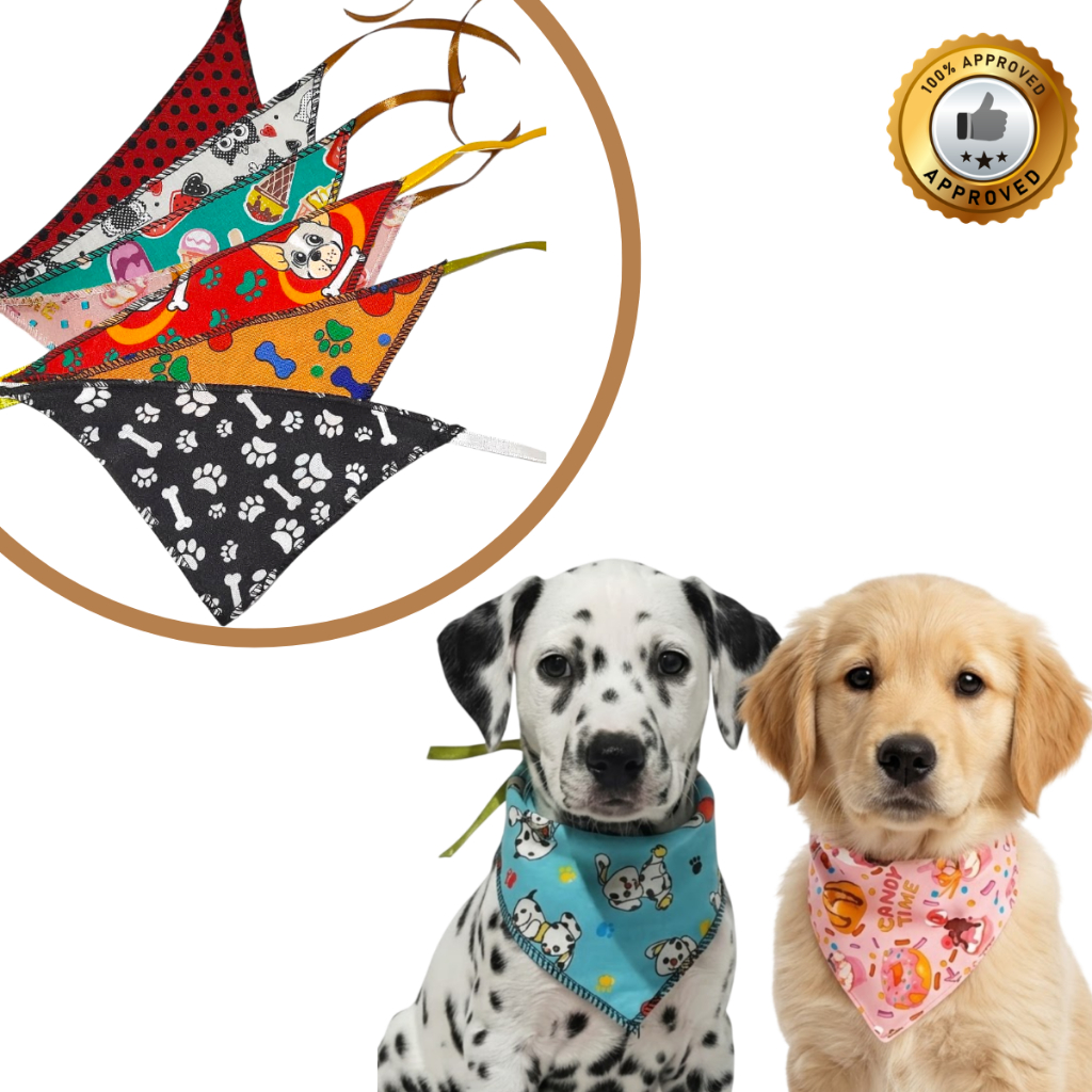 20 Bandanas Pet PP Misto Macho e Fêmea Cachorro Banho e Tosa Pet Shop Kit