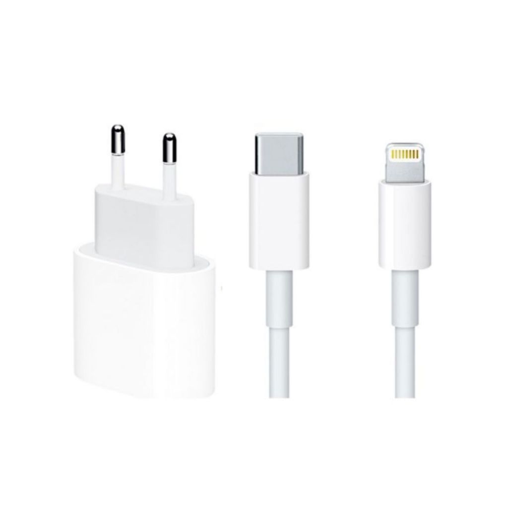 Carregadores TipoC Lightning Celular Smartphone Cabo + Fonte Compatível Android Emborrachado UN