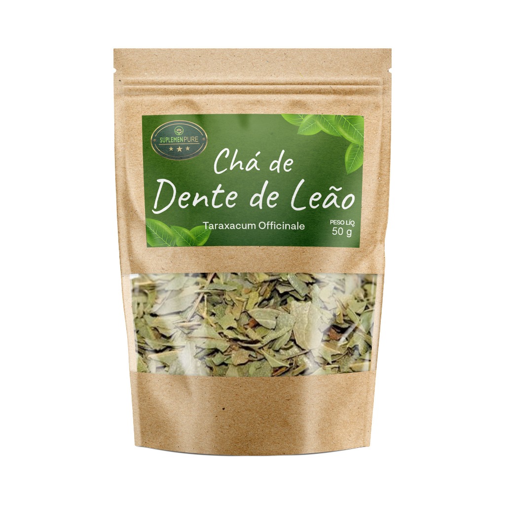 Chá Dente de Leão 50g Erva Natural Pura - Diurético e Limpeza 1 ou 2 un