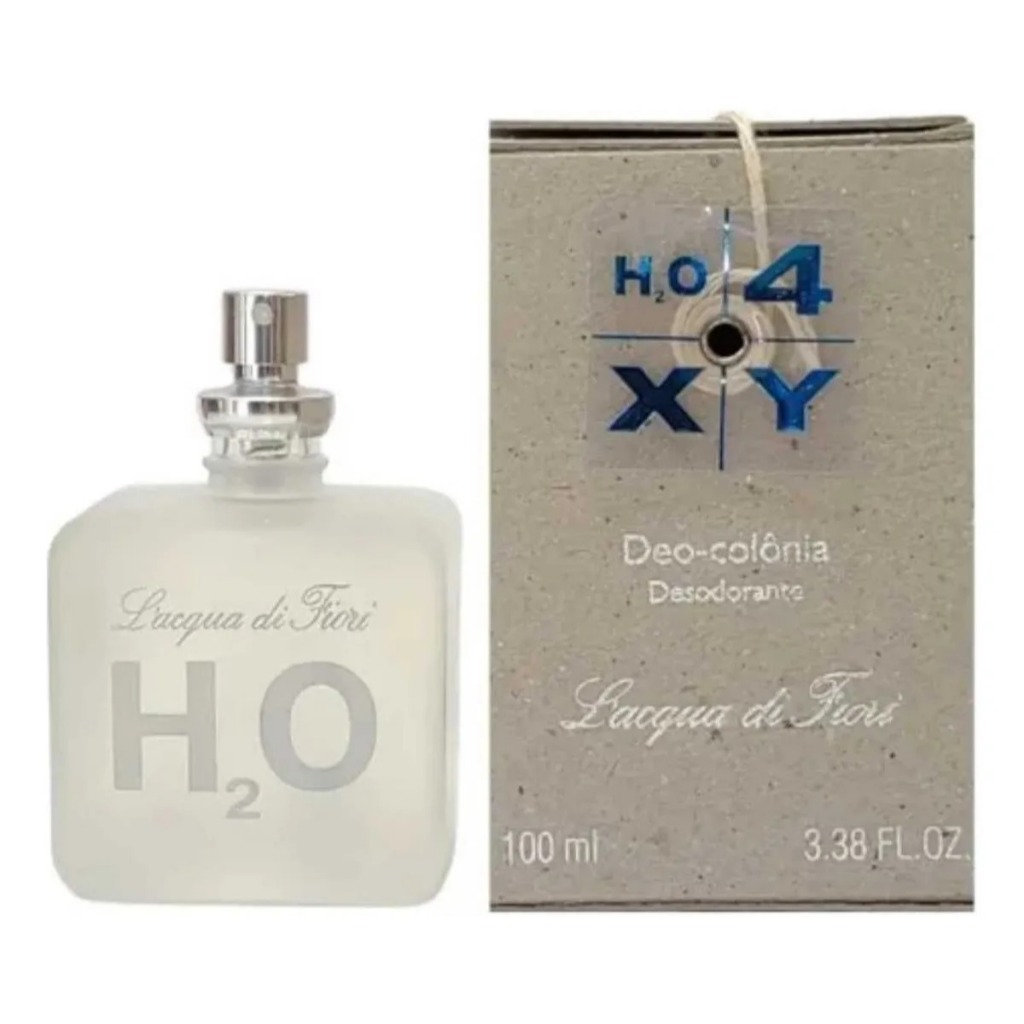 Perfume H2O 4xy Deo Colônia L'acqua di Fiore - Fragrância Cítrica Unissex