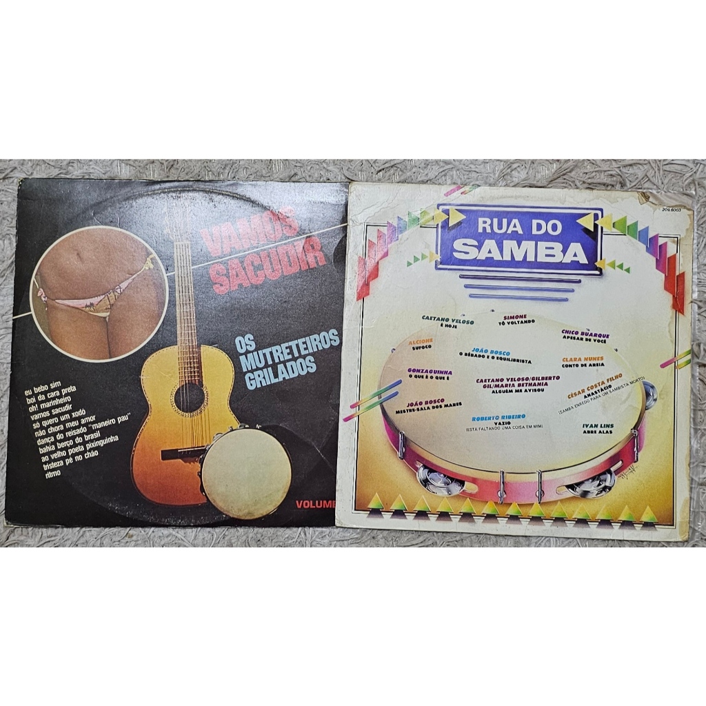 Lote Lp's Coletânea de Samba - Alcione , Clara Nunes , Martinho da Vila.