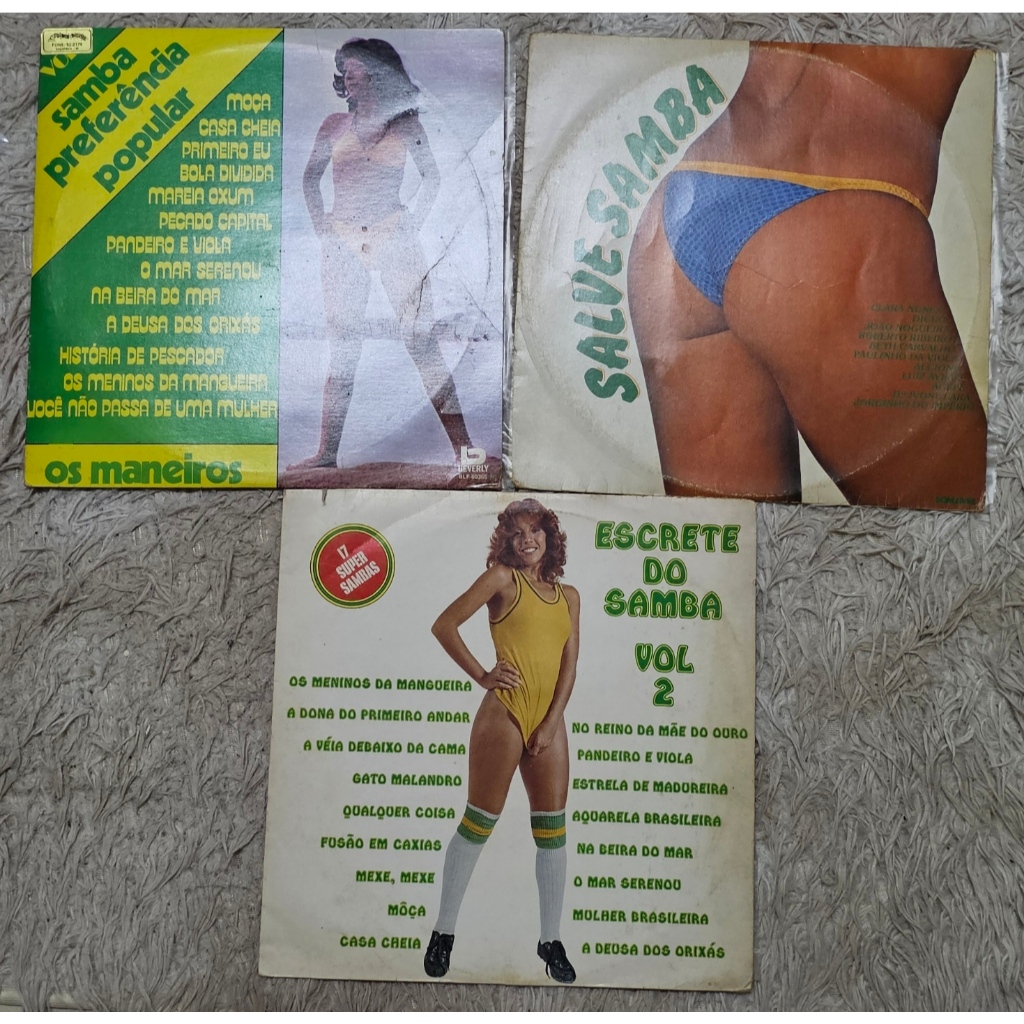 Lote Lp's Coletânea Samba
