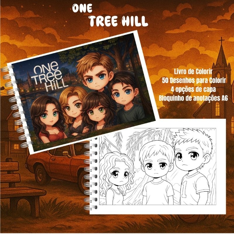 Livro de Colorir One Tree Hill