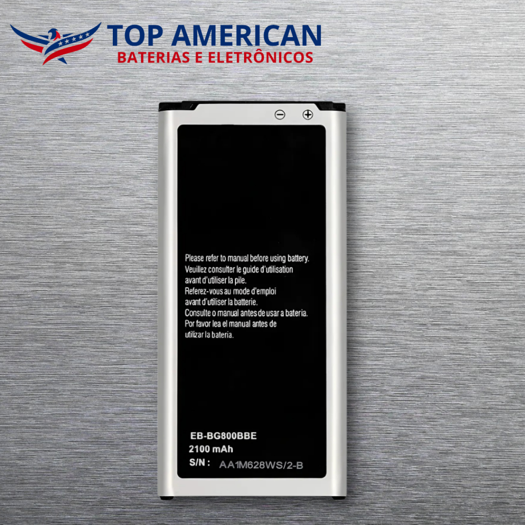 Bat compativel  Galaxy S5 Mini Duos Sm-g800 Eb-bg800bbe + NF + Entrega Direta