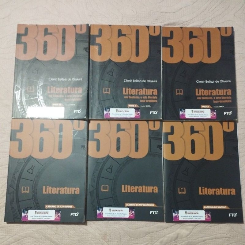 Literatura em contexto 360 graus volume único do aluno usado