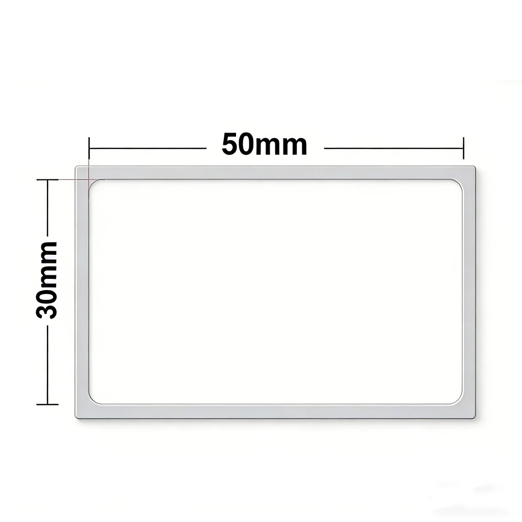 1rolo papel Bobina Etiqueta Térmica Adesiva 50x30mm 120 Etiquetas Branco Rolo Mini Impressora Portátil a Prova De Água