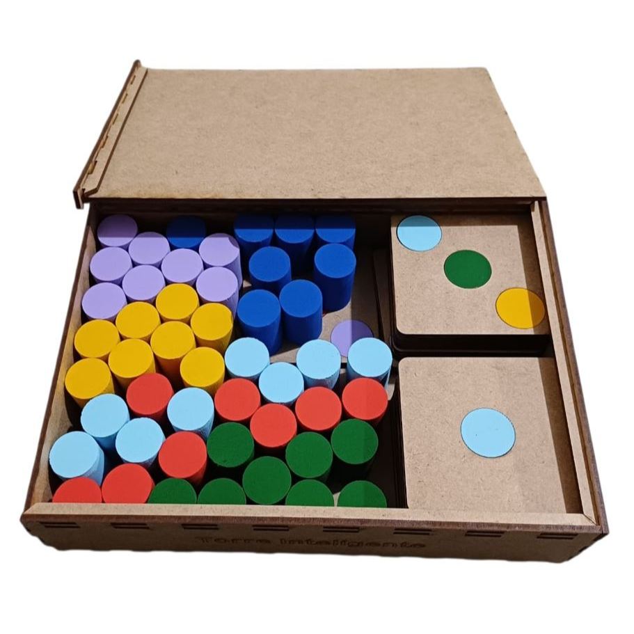 Torre Inteligente Jogos Educativos Pedagógicos Brinquedos madeira Diversão Educação Infantil montar empilhar lúdicos