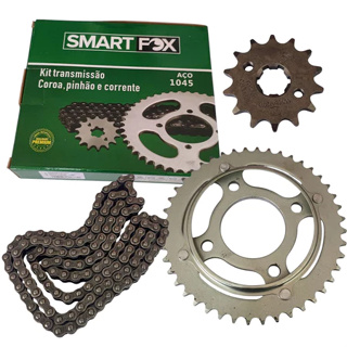 Kit Transmissão Relação Cg 125 2000 a 2005 fan 2006 a 2008 em Oferta na Shopee