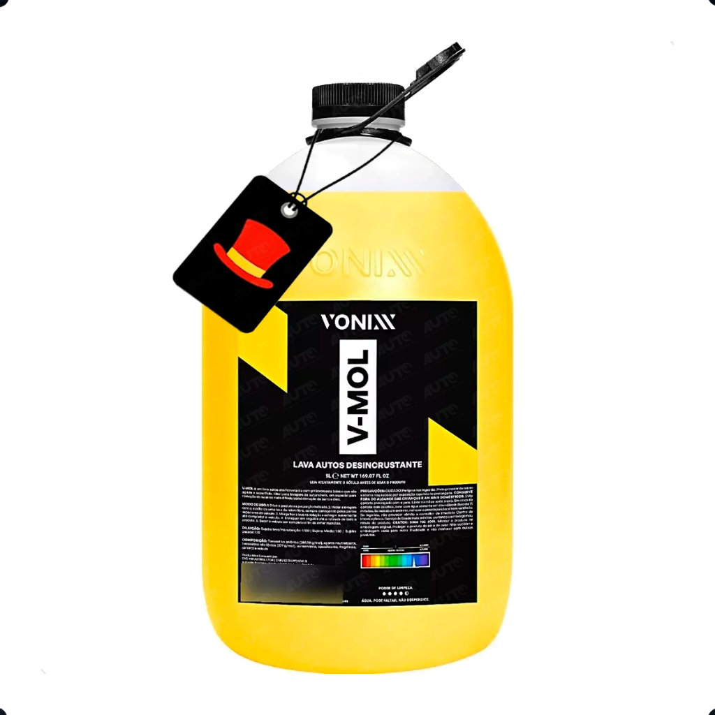 Vonixx V-Mol 5L Desengraxante Automotivo Remove Lama Graxa