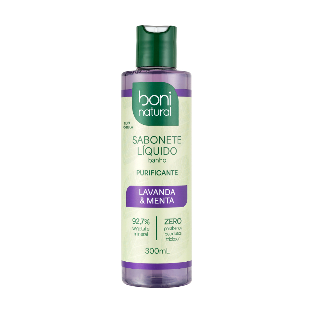 Sabonete Líquido Boni Natural Lavanda e Menta