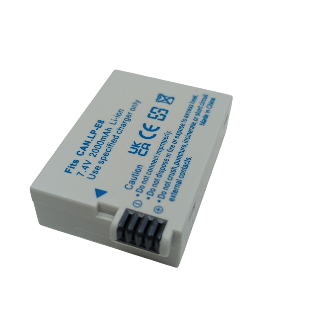 Bateria Lp-e8 2000mAh Para Canon Eos 550d 600d 650d 700d kiss x4 x5 x6i x7i rebel t2i t3i t4i t5i