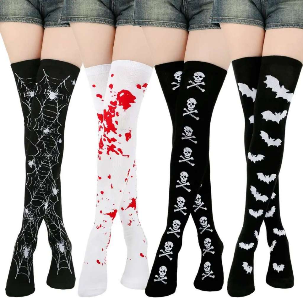 Meia calça 7/8 para festas de fantasias, cosplays [ várias variações ] - C&S BAZAR -