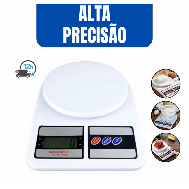 Balança Digital de Cozinha de 1g a 10Kg Alta Precisão em Oferta na Shopee