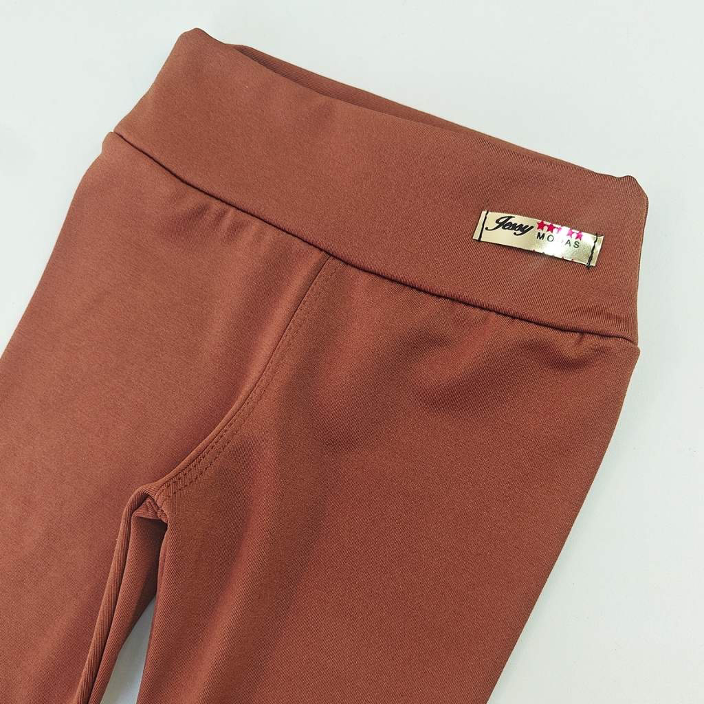 Legging Peluciada Infantil Azul, Terracota, Nude, Preto e Rosa 02 ao 14