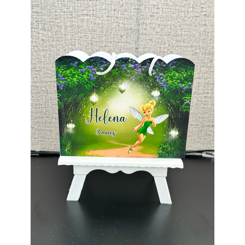 Sacolinha TINKER BELL SININHO personalizada | PEGUE E MONTE | Lembrancinha | Festa Infantil | Aniversário