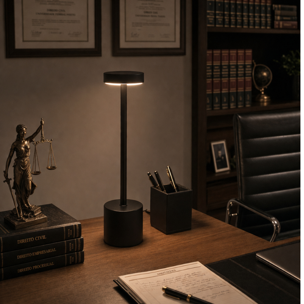 Abajour de Mesa LED Luminária Casa Escritorio Led Touch 3 Cores USB Luminária Metal Fashion