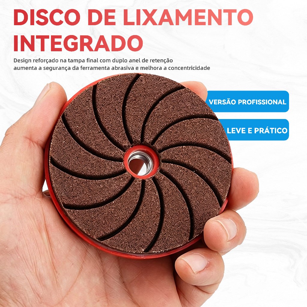 Kit Discos de Lixamento 100mm Grãos 50 100 200 para Esmerilhadeira Desbaste Ferro e Metal - Em Estoque, Envio Imediato
