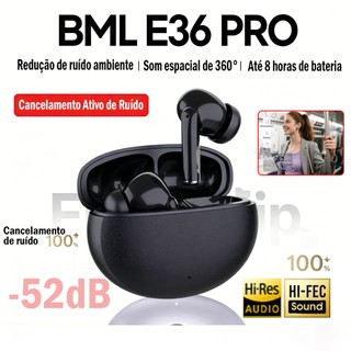 Fones de Ouvido Bluetooth 5.4Estéreo HIFI Cancelamento Ruído Carregamento Rápido 2026 Original Sem Fio Fone Esportivo