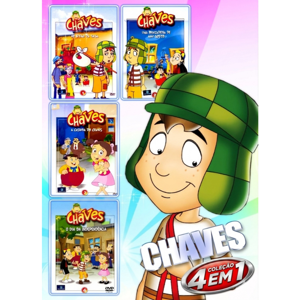Coleção Chaves 4 em 1 Completa em DVD