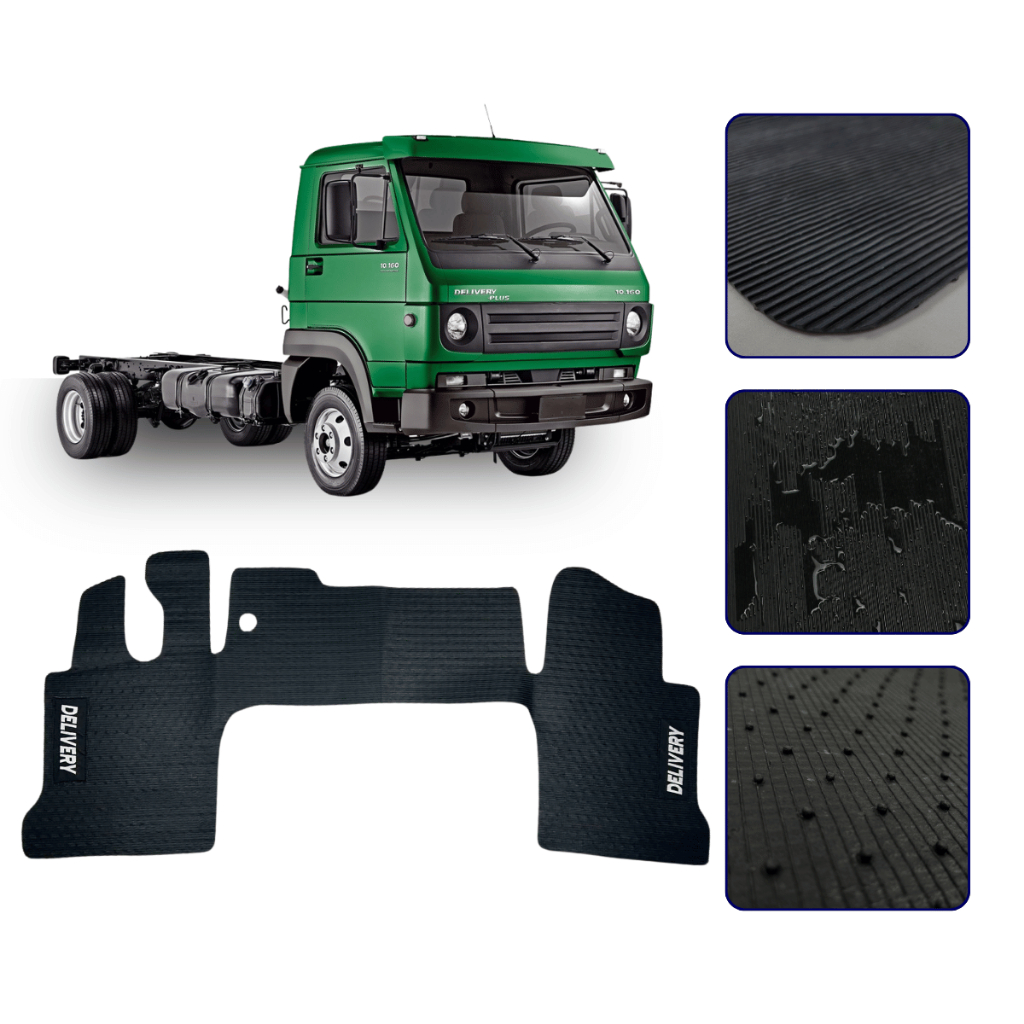 Tapete Emborrachado Caminhão Para Delivery 2005 2006 2007 2008 2009 a 2016 Antid