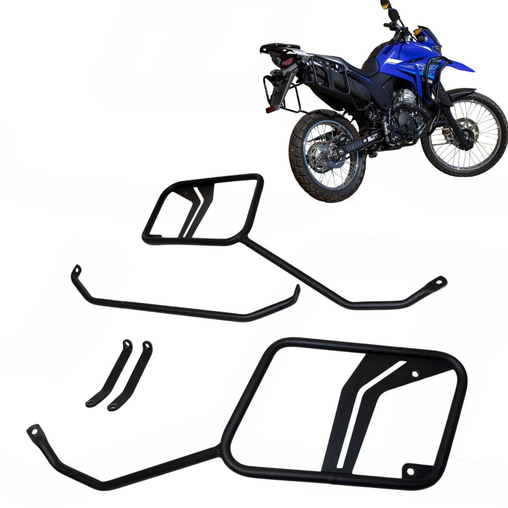 Afastador de Alforge Xtz  Lander 250  2019 2020 2021 2022 2023 2024 preto