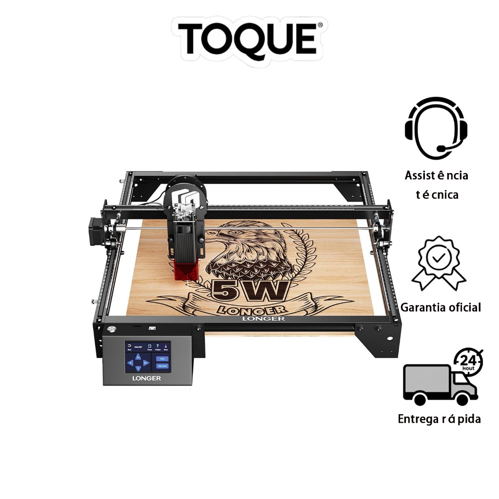 Longer RAY5 Máquina de gravação a laser 5W Gravação offline possível 127~220V