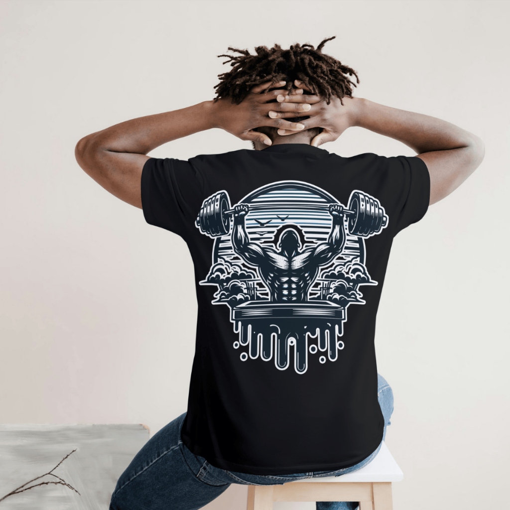 Camiseta Oversized Streetwear Academia Algodão Penteado 30.1 – Conforto Absoluto