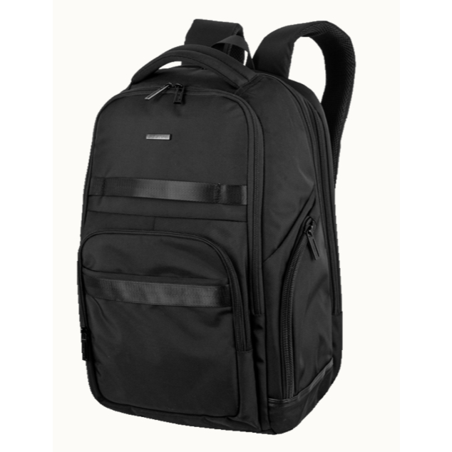 Mochila Grande 2 Compartimentos Expansivel Notebook 15,6 Nexus Preto Sestini