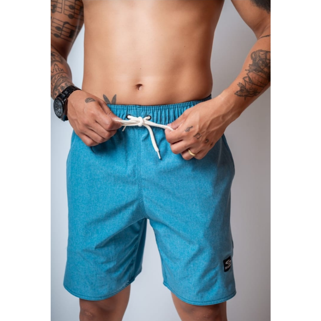 Bermuda Masculino Academia Dry Fit Treino com Elastano Secagem Rápida Bolsos Laterais Conforto Casual