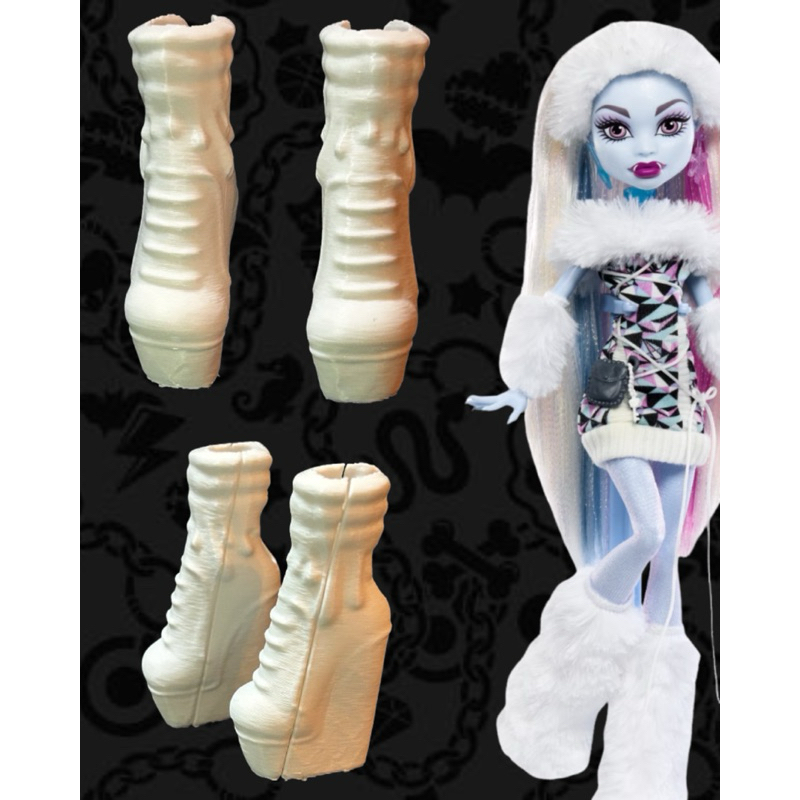 Sapato Inspirado Abbey Bominable Estilo Gelo Derretido Boneca Fashion – Compatível (Impressão 3D)