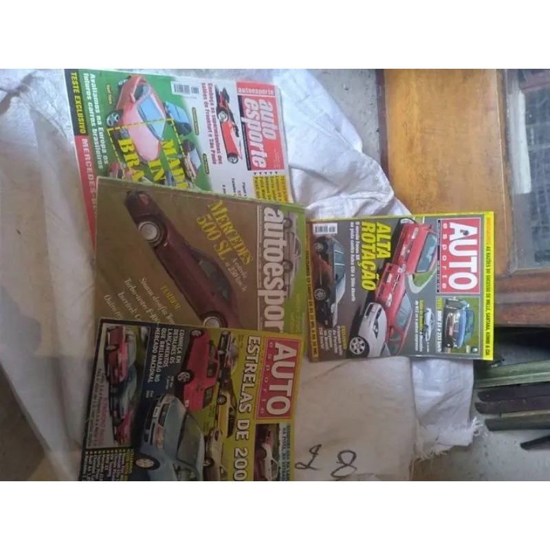 revista auto esporte kit  4 revistas