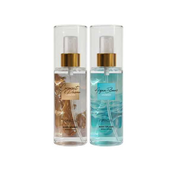 KIT BODY SPLASH FEMININO LINHA SECRETS COCONUT & PAIXÃO +  ACQUA BLOOM 200ML - PRIMACIAL