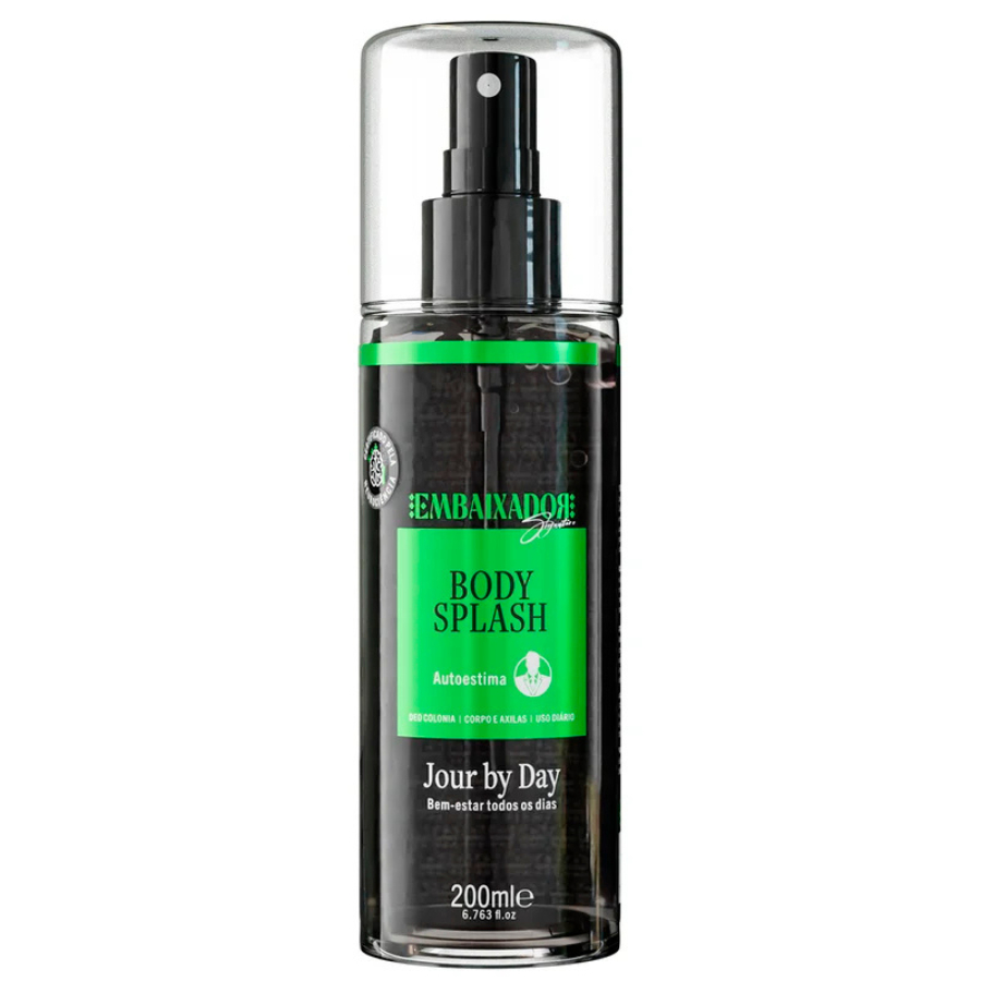 BODY SPLASH MASCULINO AUTOESTIMA JOUR BY DAY EMBAIXADOR 200ML