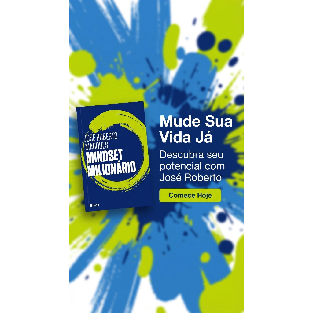 Livro: Mindset Milionário Autor: José Roberto Marques (Novo, Lacrado)