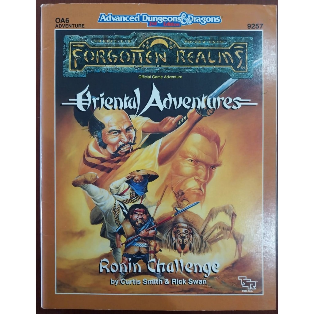 Forgotten Realms - Oriental Adventures - Advanced Dungeons & Dragons - Livro de RPG