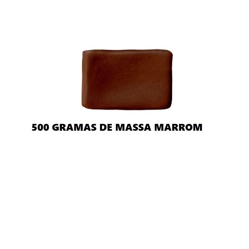 MASSA DE VIDRO MARROM