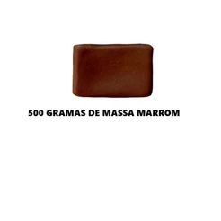 MASSA DE VIDRO MARROM