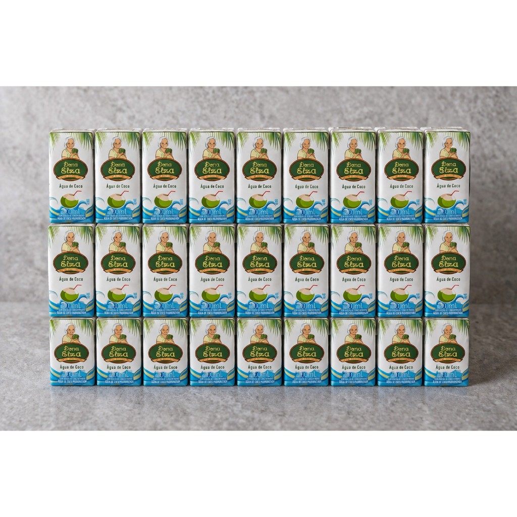Água De Coco Dona Elza Poty 200ml - Kit C/ 27 Unds