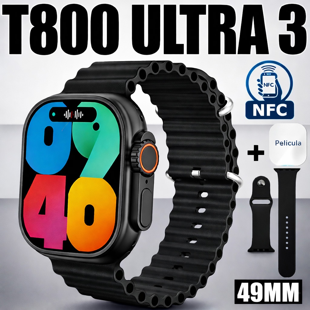 2026 T800 Ultra 3 MAX Mais Recente Smartwatch Relógio Inteligente Série 2.19Polegadas Sem Fio NFC