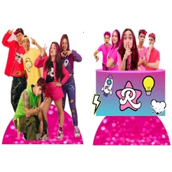 emilly vick youtube os rosa kit decoração de festa infantil 4 display de mesa 20cm