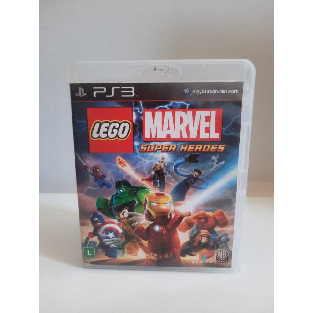 Lego Marvel Super Heroes PS3 Mídia física
