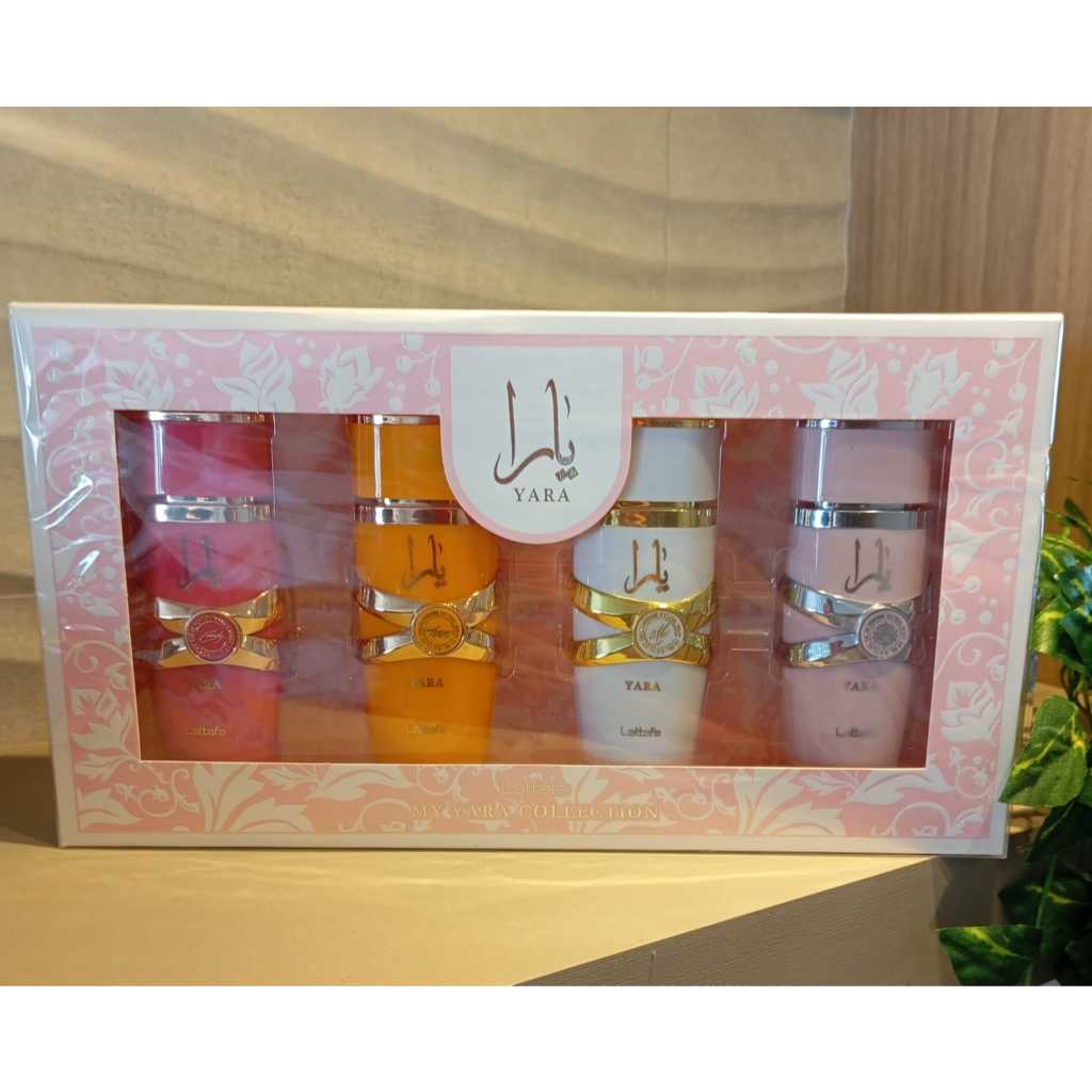 Kit 4 Perfumes Lattafa  25mls EDP 4X 25ml  Lattafa Yara, Tous, Moi e Candy Original
