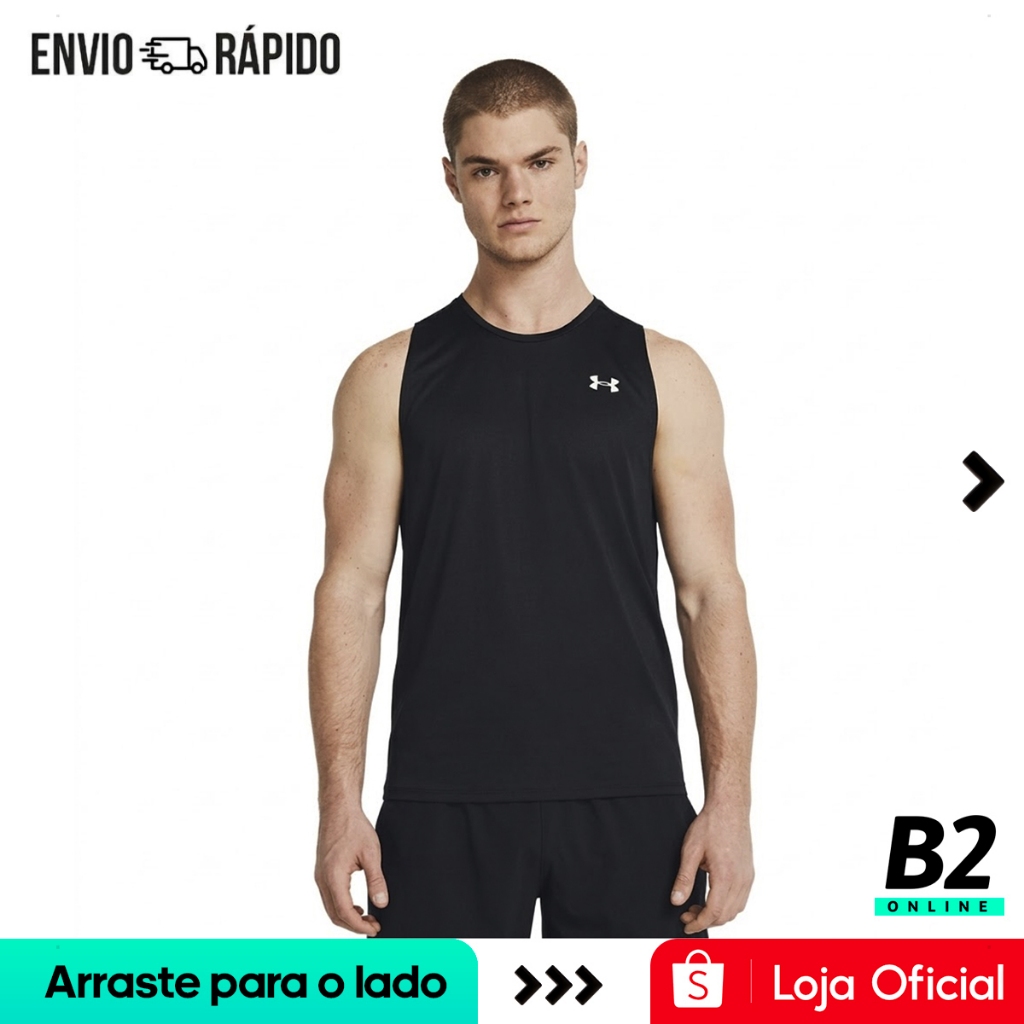 Camiseta Regata Under Armour Tech Tank Masculina Original com Nota Fiscal e Garantia