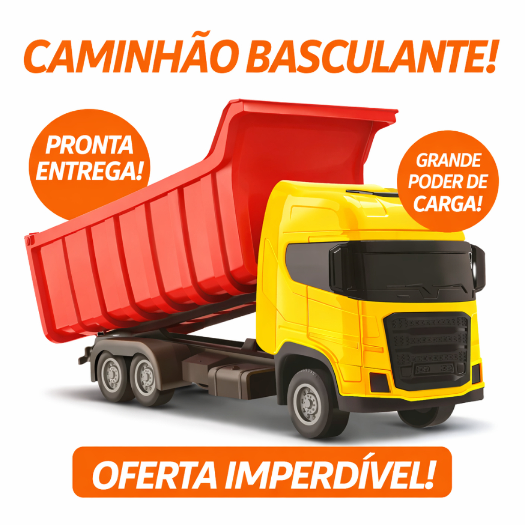 Brinquedo Caminhão Caçamba Interativo Infantil Para Criança Carrinhos Brinquedos Carro Veiculo De Menino Kids Promoção