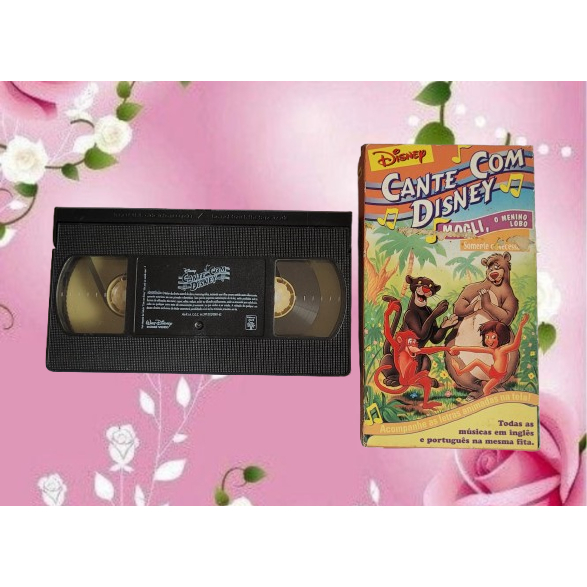 Cante Com Disney - Mogli, O Menino Lobo - Fita VHS