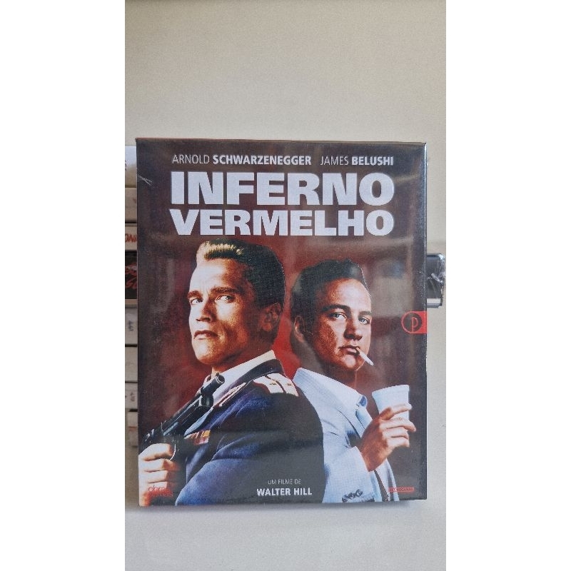 Blu-ray Inferno Vermelho (Lacrado, Obras-primas) Arnold Schwarzenegger