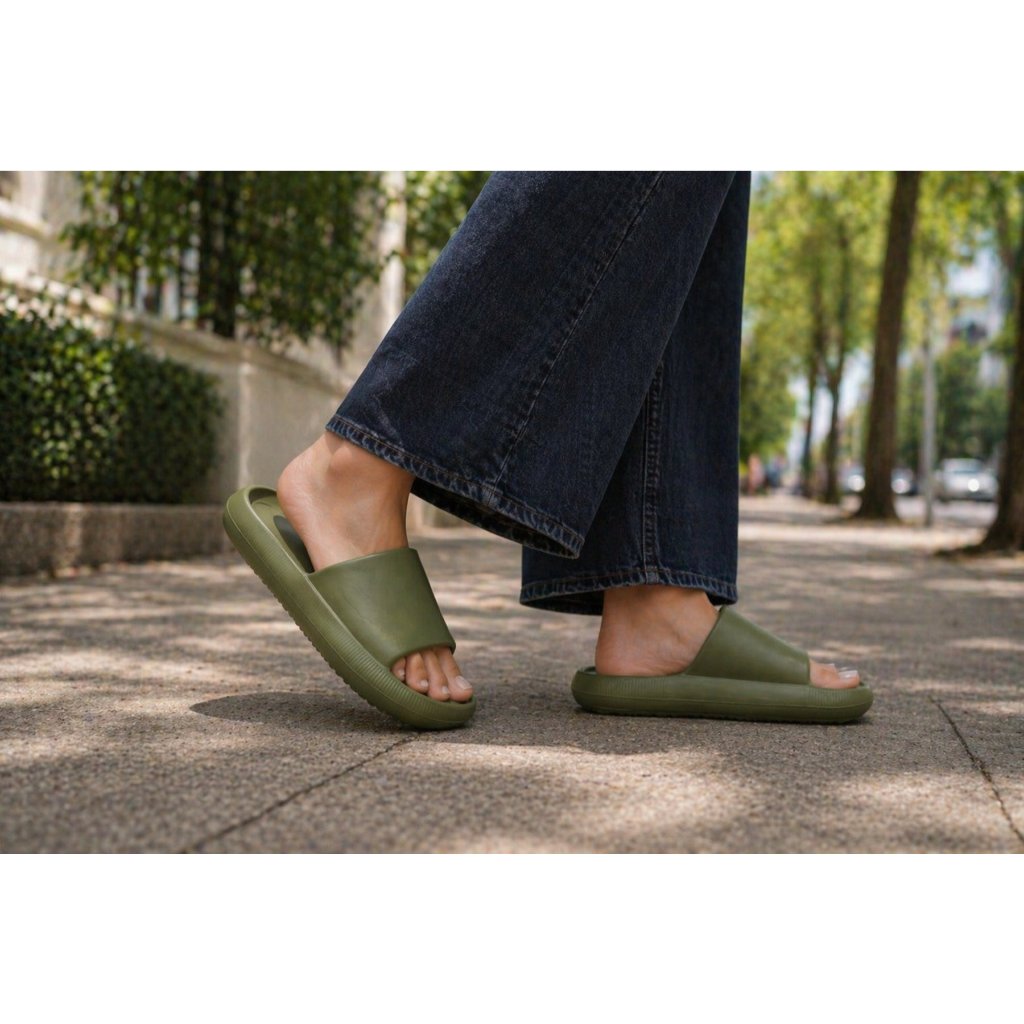 Chinelo Nuvem Slide Ortopédico Anatômico Feminino Masculino Macio Flexível Confortável Casual