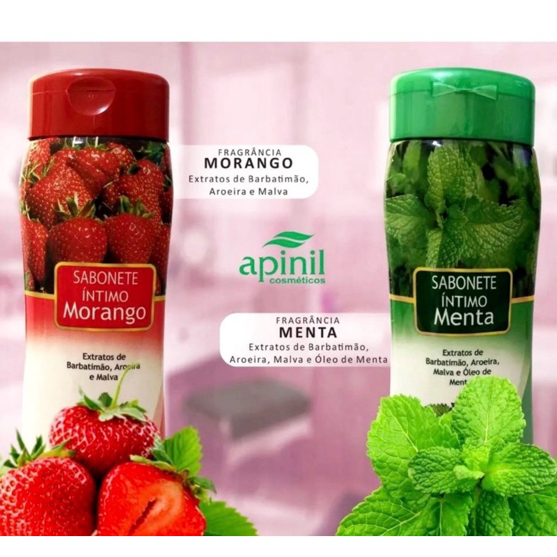 Detalhes do KIT 5 Sabonete Intimo Feminino 200ml APINI - Fragrâncias SORTIDAS