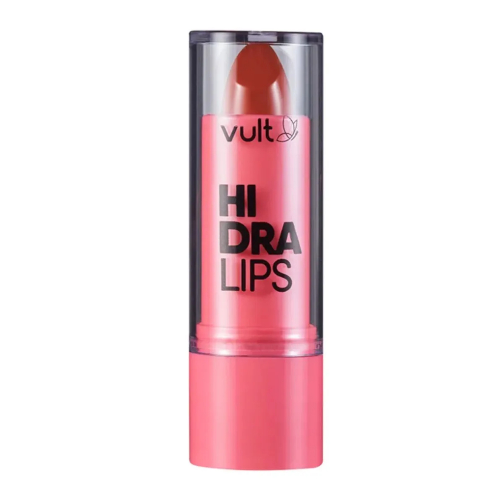 Batom Cremoso Vult Hidra Lips Marrom Mascavo Com 3,6g